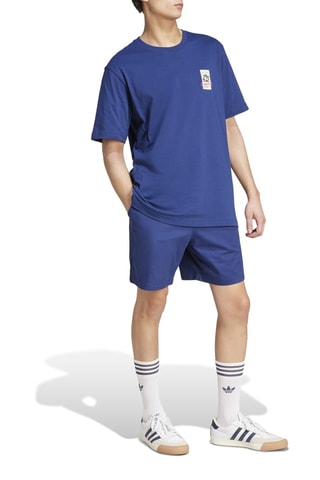 T-shirt MC 3 Oll Badge Tee - Blauw