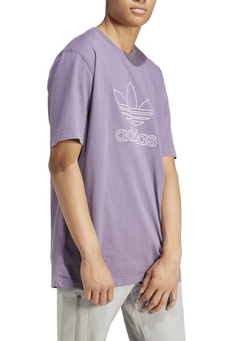 T-shirt Adicolor- Paars