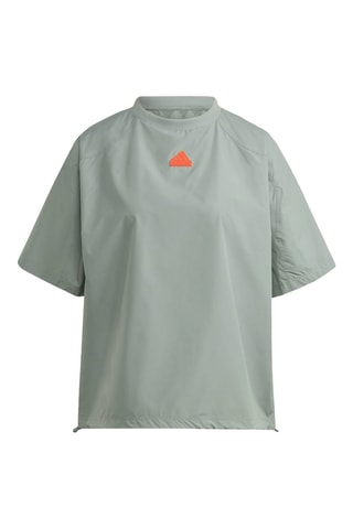 Oversized T-shirt City Escape- Groen