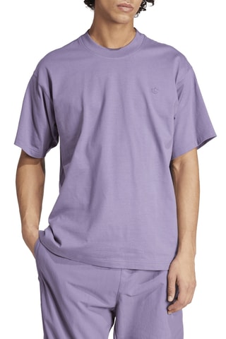 Biologisch Katoenen T-shirt Adicolor Contempo - Paars