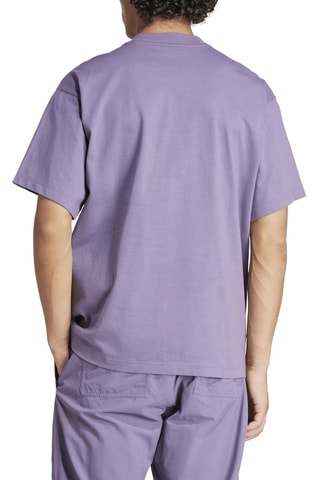 Biologisch Katoenen T-shirt Adicolor Contempo - Paars