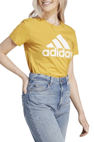 T-shirt W BL T - Geel