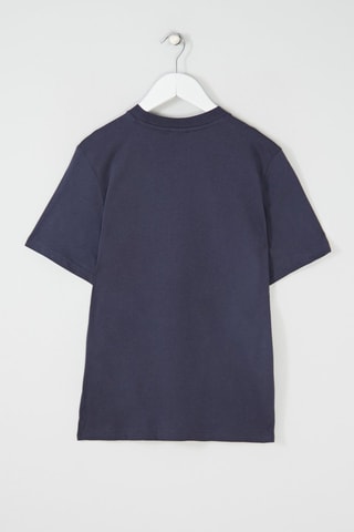 T-shirt Camo Graphic Marineblauw