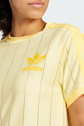 T-shirt 3 Stripe Tee- Geel