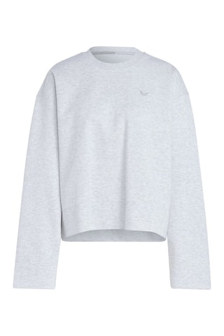 Sweater Essentials Gemêleerd Lichtgrijs