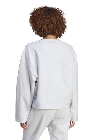 Sweater Essentials Gemêleerd Lichtgrijs