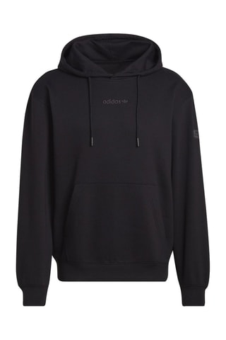 Sweater met Capuchon Trefoil Linear- Zwart