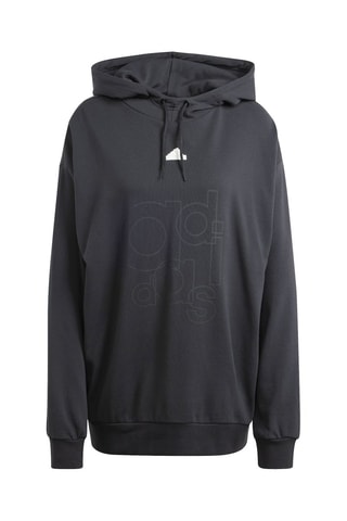 Sweater met capuchon - Zwart