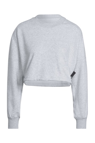 Korte Sweater Sportswear Studio W Sl Su Crew - Gemêleerd Lichtgrijs