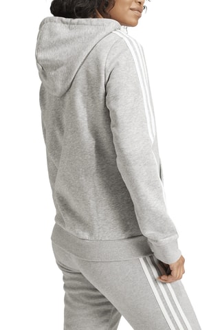 Sweater met Capuchon Essentials - Gemêleerd Grijs