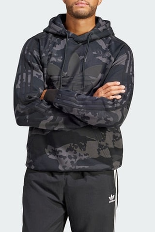 Sweater met Capuchon Camo - Donkergrijs