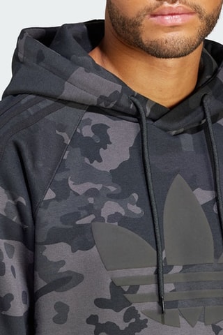 Sweater met Capuchon Camo - Donkergrijs