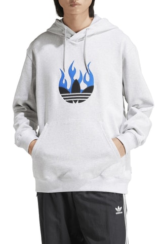 Sweater met Capuchon flames - Wit