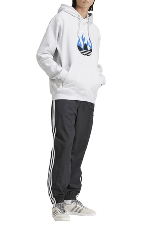 Sweater met Capuchon flames - Wit