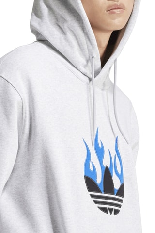 Sweater met Capuchon flames - Wit