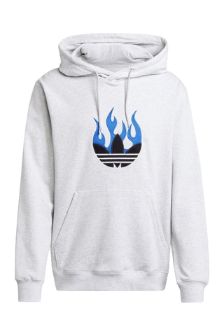 Sweater met Capuchon flames - Wit