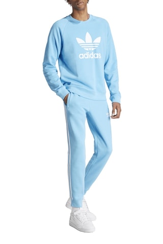 Sweater Trefoil Crew - Hemelsblauw