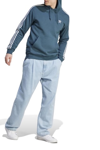 Sweater met Capuchon Petrolblauw