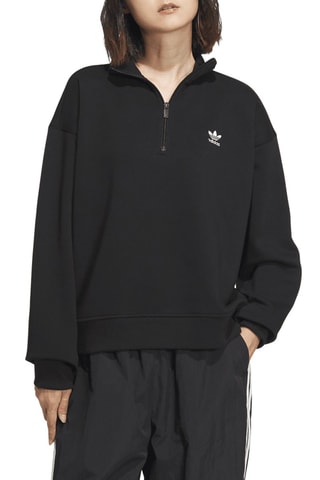 Sweater Trefoil Essentials- Zwart