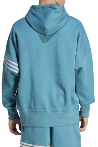 Sweater met Capuchon Pauwblauw