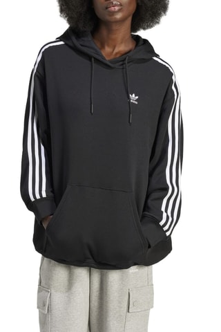 Sweater met Capuchon 3 S Hoodie Os- Zwart