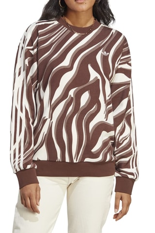 Sweater Bruin en Wit