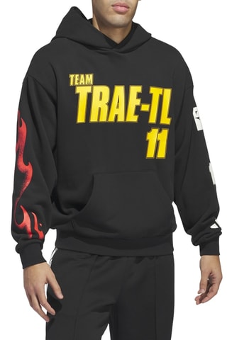 Sweater met capuchon basketball Team Trae Hoody- Zwart