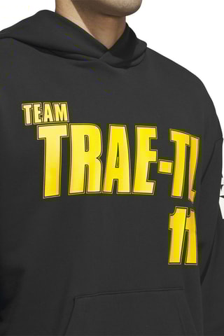 Sweater met capuchon basketball Team Trae Hoody- Zwart
