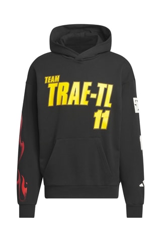 Sweater met capuchon basketball Team Trae Hoody- Zwart