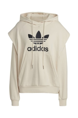 Sweater met Capuchon Trefoil Ecru