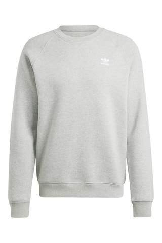 Sweater Essential Crew- Gemêleerd Lichtgrijs