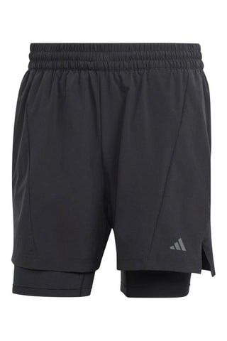 Yogashort 2 in 1 Designed for Training Premium- Zwart