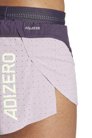 Hardloopshort Adizero split- Paars en Roze