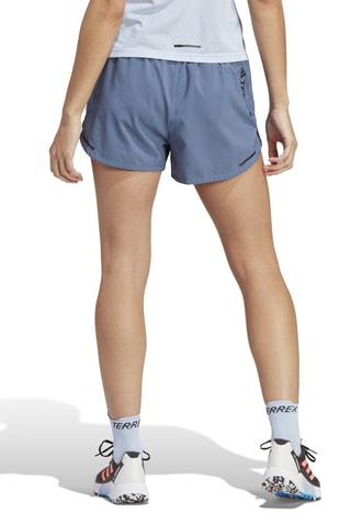 Trailshort Terrex Agravic Grijs