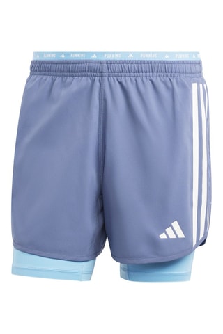 Hardlooplshort 2 in 1 Own the Run- Blauw