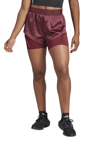 2-in-1 trainingsshort Strength- Bordeauxrood