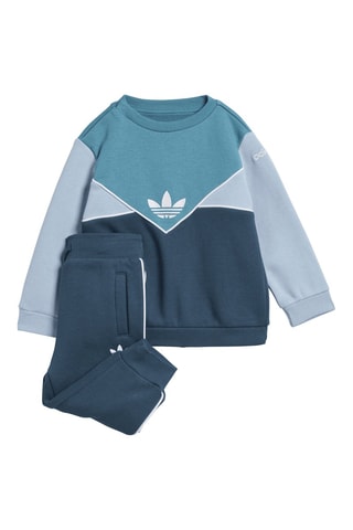 Sweater en broek Crew- Blauw