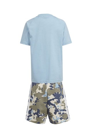 T-shirt en short Aop- Hemelsblauw