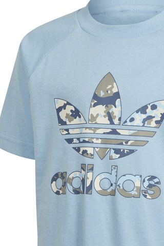 T-shirt en short Aop- Hemelsblauw