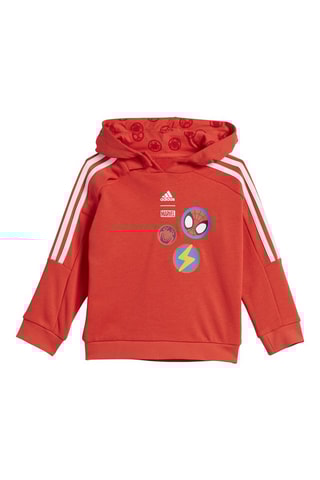 Sweater met Capuchon  en Broek Spider-Man Avengers Marvel - Rood en Donkergrijs