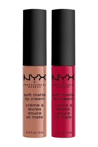 Duo rouges à lèvres mats liquides vegans Soft Matte Ed. limitée Noël - N°01 - 2 x 8 ml