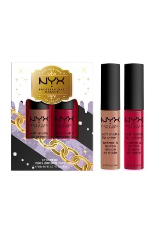 Duo rouges à lèvres mats liquides vegans Soft Matte Ed. limitée Noël - N°01 - 2 x 8 ml