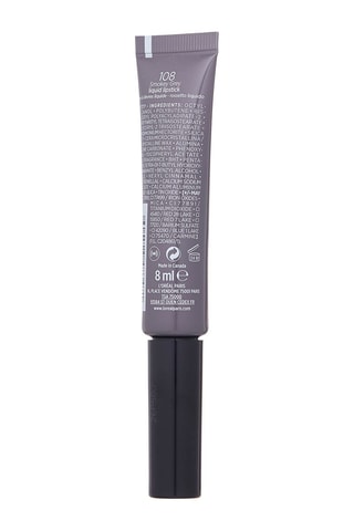 Rouge à lèvres liquide mat Lip Paint Lacquer- N°108 Smoky Grey - 8 ml 