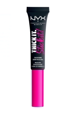 Mascara à sourcils teinté épaississant vegan 16 h Thick it Stick it - Black - 7 ml
