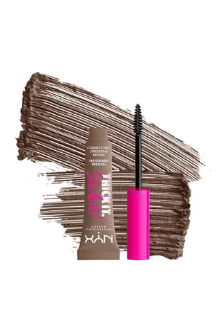 Mascara à sourcils teinté épaississant vegan 16 h Thick it Stick it - Taupe - 7 ml