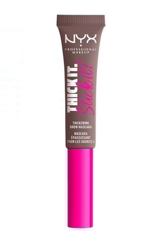 Mascara à sourcils teinté épaississant vegan 16 h Thick it Stick it - Cool Ash Brown - 7 ml