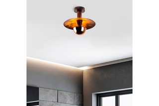 Suspension LED Kurt Cuivré