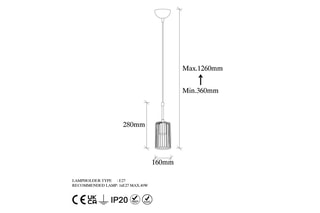 Suspension ajustable Kemtel - Noir