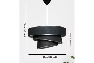Suspension Couper - Noir