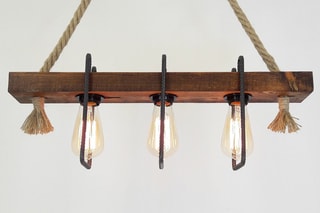 Suspension en pin - Naturel ou beige